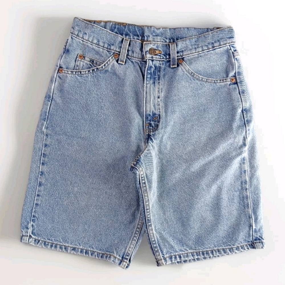 Levi's 550 vintage orange levi tag relaxed fit jorts mens size 30